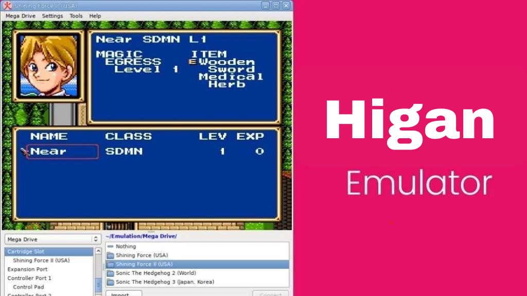 Higan GBA emulator